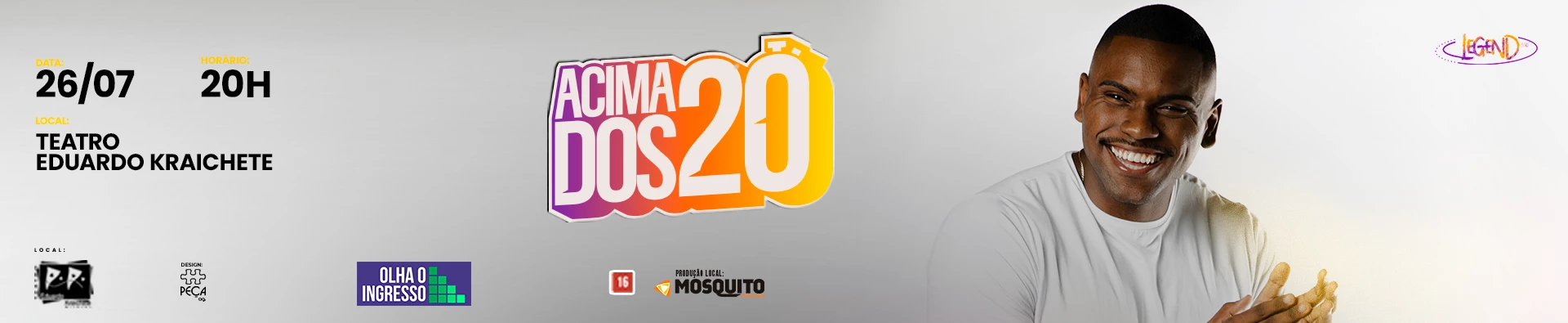 “Acima dos 20” com LD